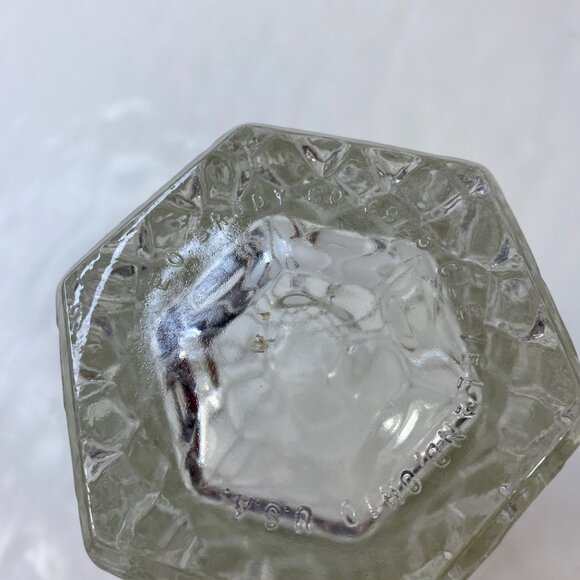 E. O. Brody Clear Crystal Tulip 9" Vase Starburst Vintage - Picture 4 of 9